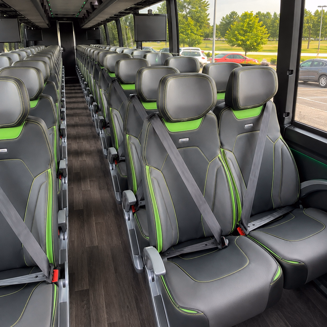 oxnard charter bus rental interior