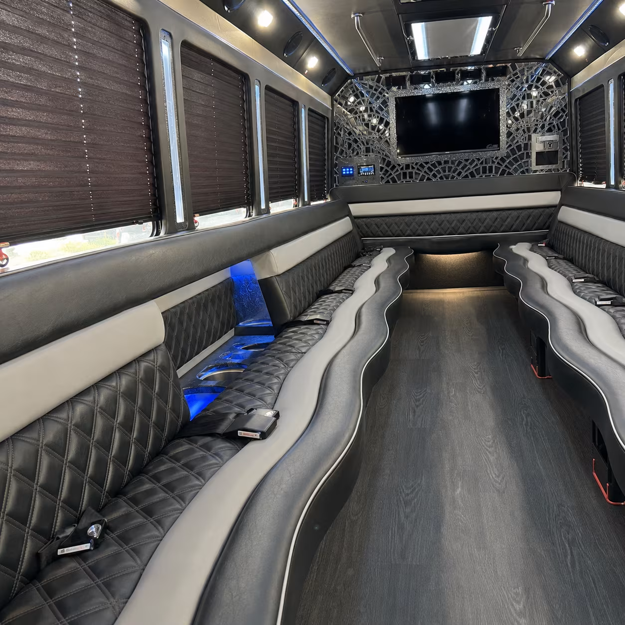 party buses that make the ride part of the celebration