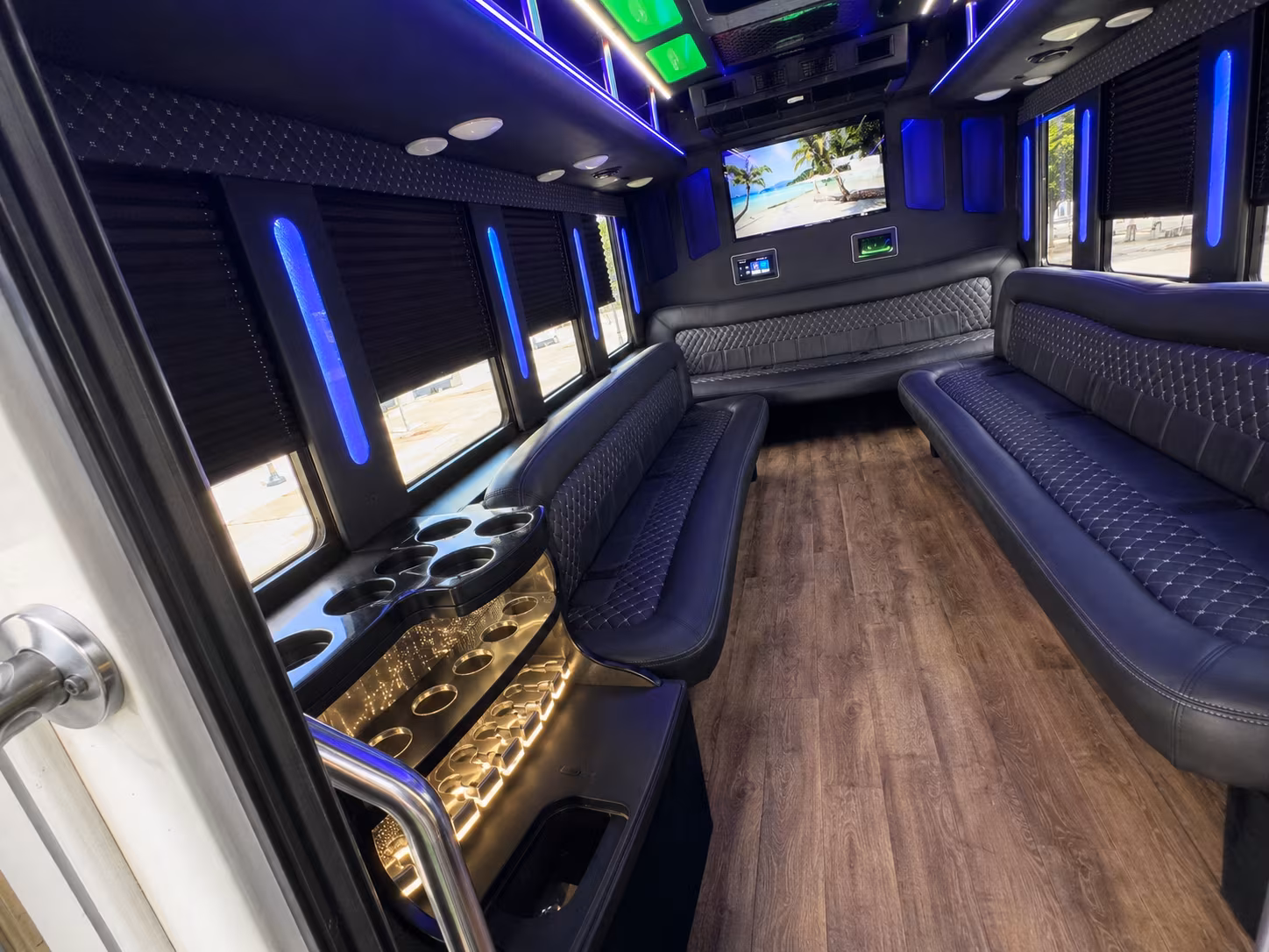 santa barbara holiday party bus rental