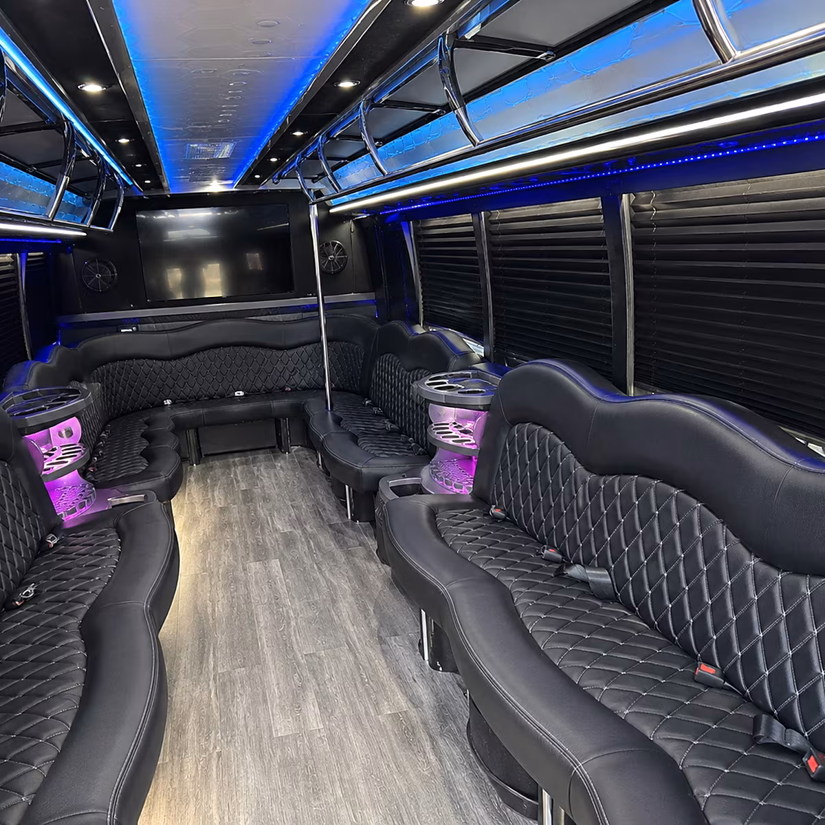 santa barbara party bus rentals inside