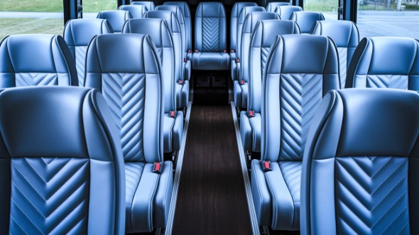 28 passenger minibus inside
