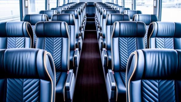 50 passenger charter bus inside simi valley