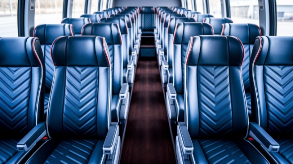 55 passenger charter bus inside simi valley