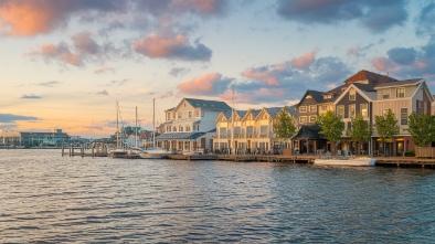 the waterfront